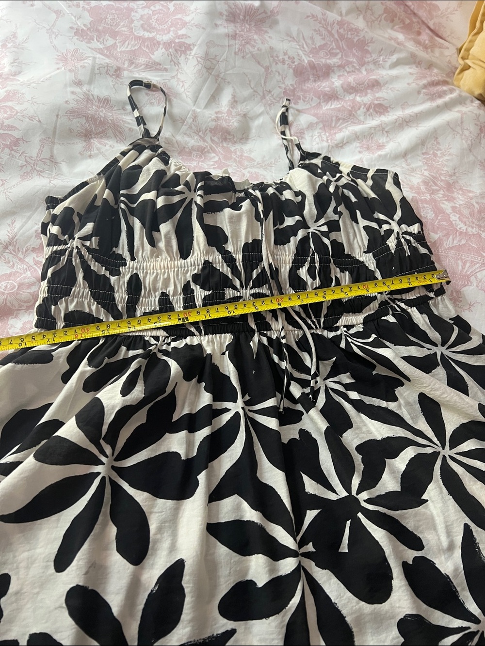 H& M XL Black & White Floral Sundress - Picture 2 of 4